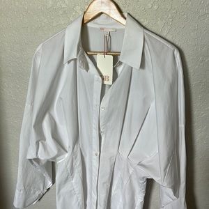 Gianni Bini Oxford collared dress